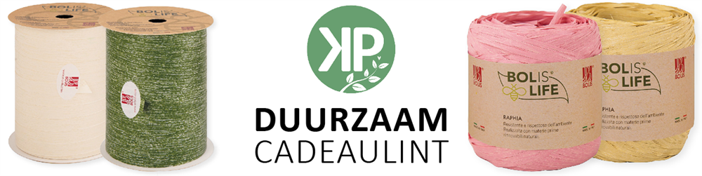 Duurzaam cadeaulint Duurzaam cadeaulint, duurzaam lint, duurzaam kadolinten
